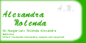 alexandra molenda business card